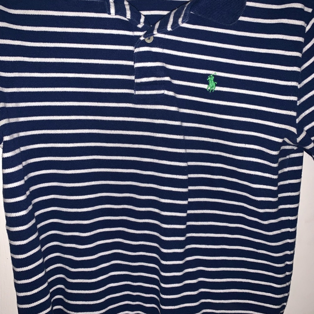 Navy boys polo shirt